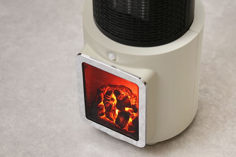 人感センサー付 暖炉ヒーター PR-WA010 | PRISMATE(プリズメイト)